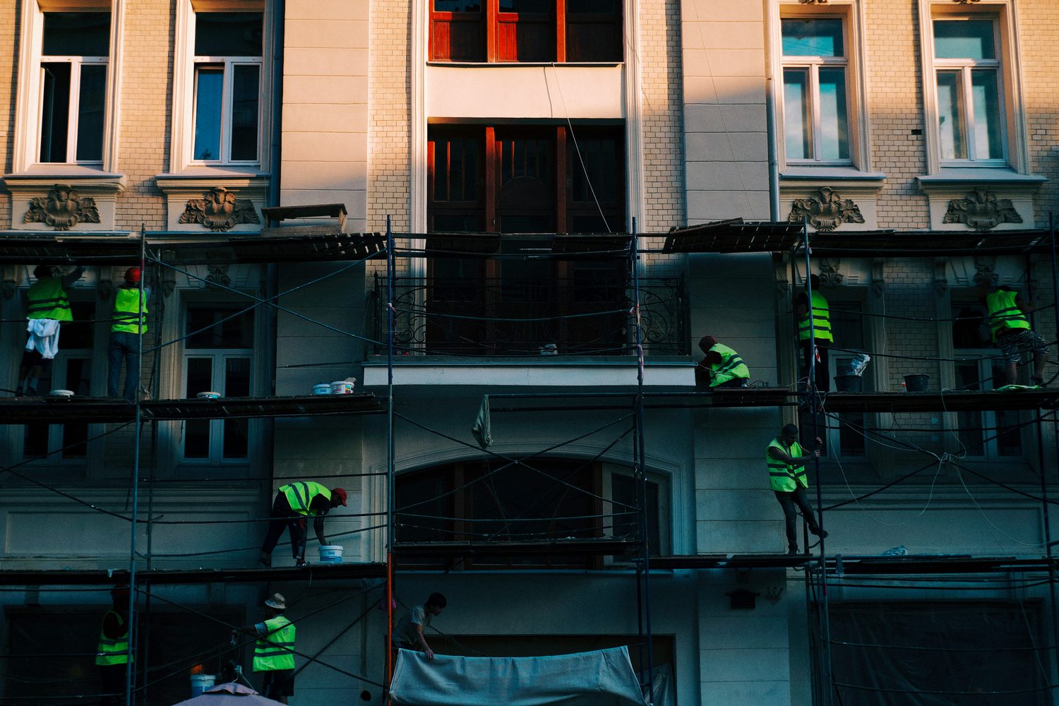 Intérieur rénové par la maison Gustave Mommaerts
